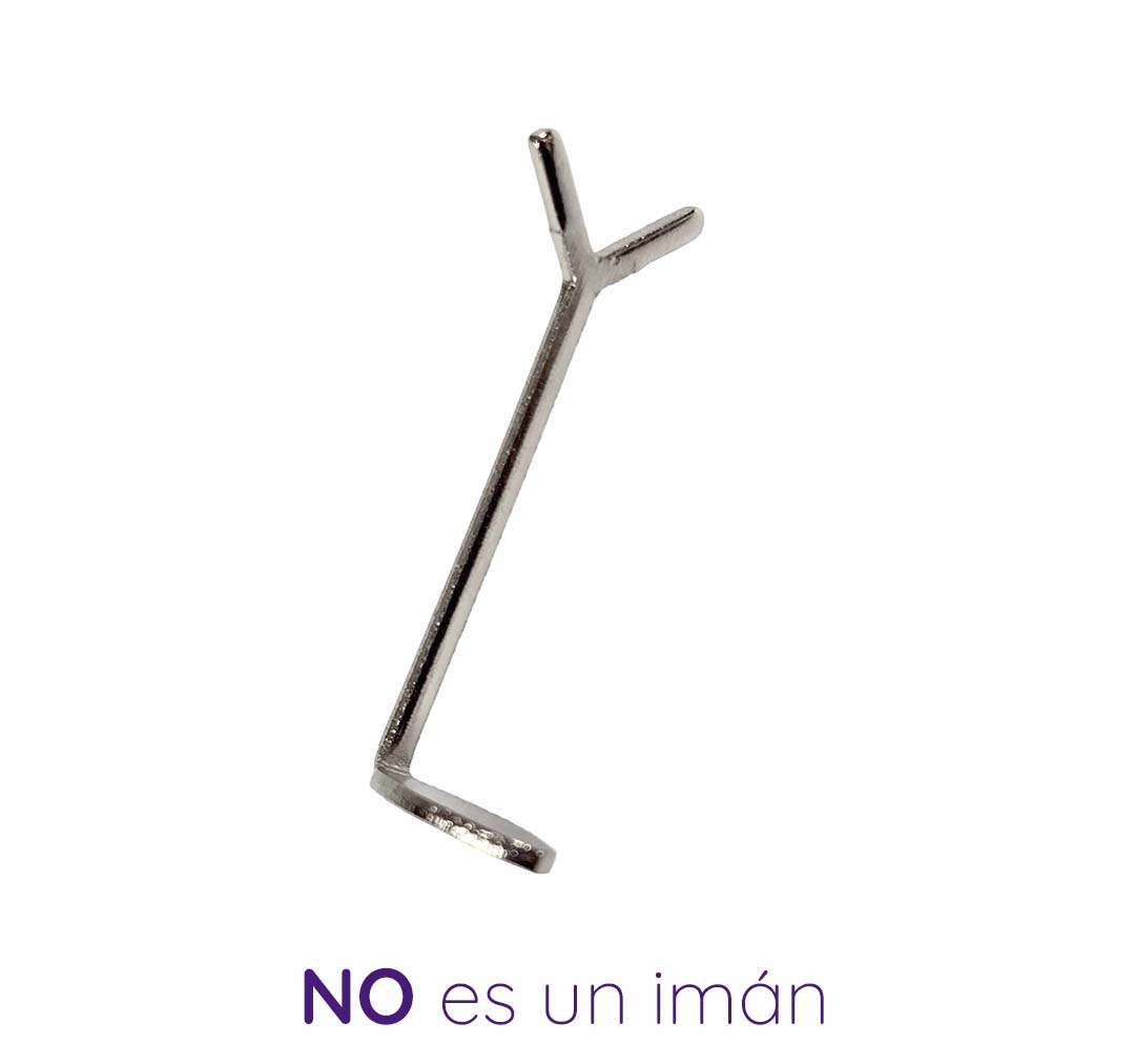 Pieza en alambre para corazón ojo de gato