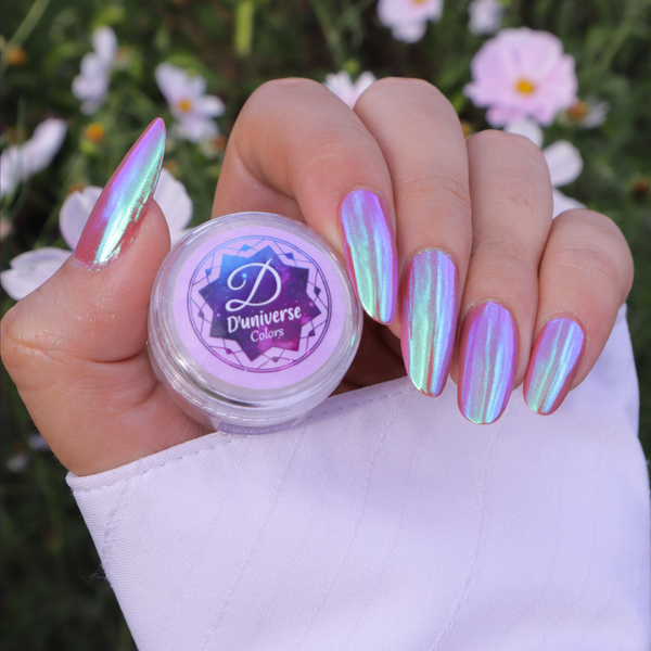 Aqua sobre base rosa