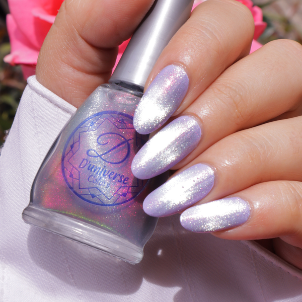 Glam sobre base lila
