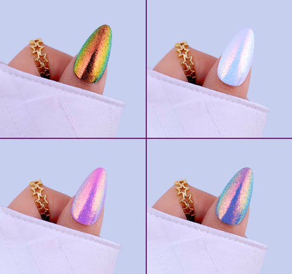 Glitter Aurora Coral