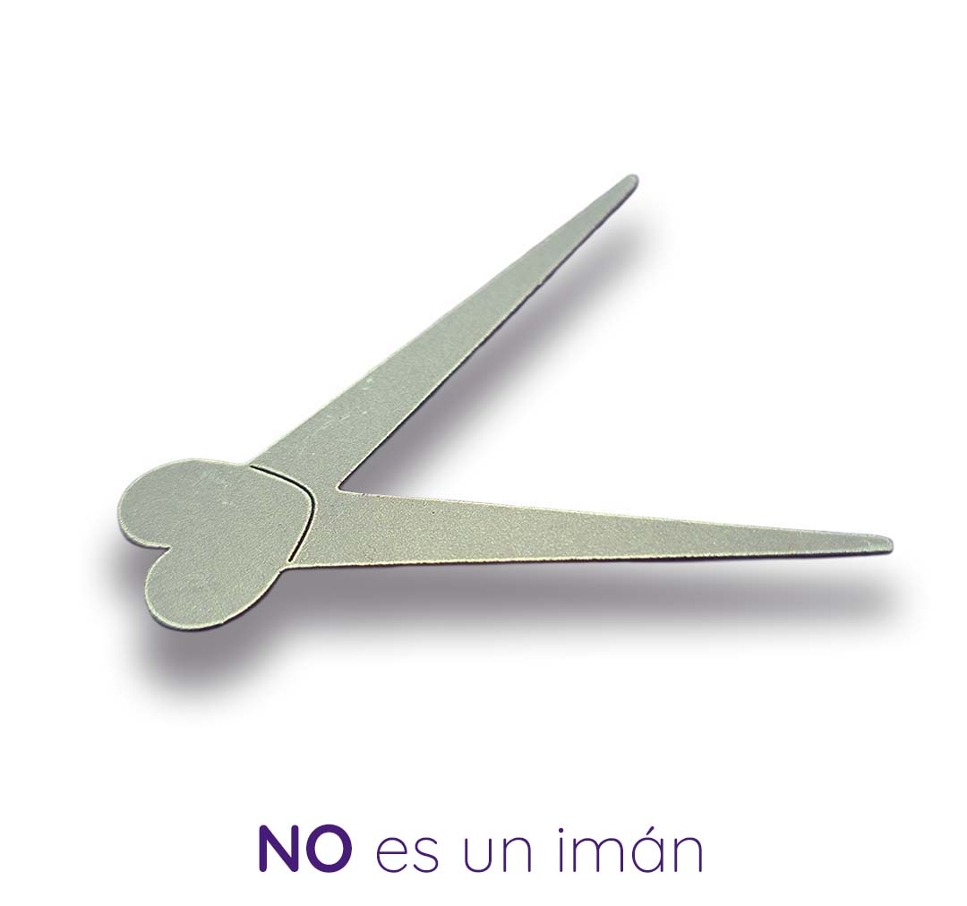 Pieza metálica para francés con ojo de gato