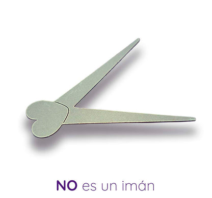 Pieza metálica para francés con ojo de gato